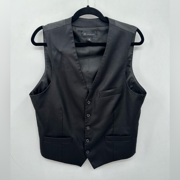 INC black button down unisex vest.  MEDIUM - Picture 2 of 8